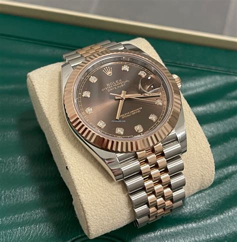 rolex chocolate day date|rolex datejust 41 price.